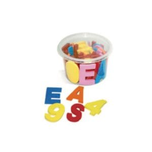 Alfabeto móvel EVA, 46 peças